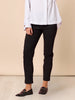 Mila Print Slim Leg Pant - Black hammock & vine