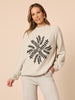 Juliet Floral Print Knit - Natural