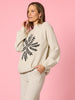 Juliet Floral Print Knit - Natural