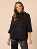 Luce Diamante Knit Jumper - Black hammock & vine