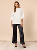 Tuxedo Flare Pant - Black hammock & vine