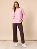 Camilla Rib Knit - Rose