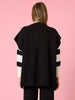 Elena Sleeveless Zip Knit - Black hammock & vine