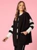 Elena Sleeveless Zip Knit - Black hammock & vine