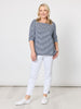 New Mariner Stripe Tee - Navy/White GORDON SMITH