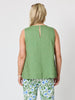 Tilly Linen Camisole - Fern