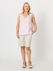 Tilly Linen Camisole - Pale Pink