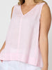 Tilly Linen Camisole - Pale Pink