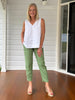 Tilly Linen Camisole - White