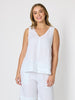 Tilly Linen Camisole - White