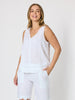 Tilly Linen Camisole - White