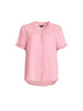 Audrey Linen Short Sleeve Top - Musk