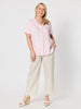 Lara Linen Wide Leg Pant - Natural
