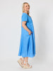 Le Marais Linen Midi Dress - Cornflower