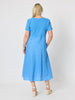 Le Marais Linen Midi Dress - Cornflower