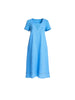 Le Marais Linen Midi Dress - Cornflower