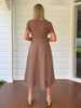 Le Marais Linen Midi Dress - Mocha