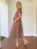 Le Marais Linen Midi Dress - Mocha