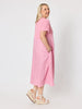 Le Marais Linen Midi Dress - Musk