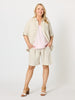 Tilly Linen Camisole - Pale Pink