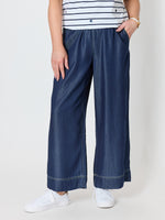 Monaco Wide Leg Denim Pant - Denim