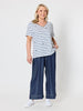 Monaco Wide Leg Denim Pant - Denim