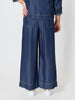 Monaco Wide Leg Denim Pant - Denim