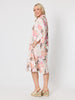 Amalfi Floral Rose Print Dress - Pink/Multi