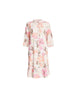 Amalfi Floral Rose Print Dress - Pink/Multi