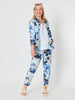 Amalfi Floral Rose Print Shirt - Cornflower Multi