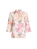 Amalfi Floral Rose Print Shirt - Pink/Multi