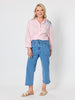 Hudson Wide Leg Crop Jean - Denim
