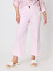 Hudson Wide Leg Crop Jean - Pale Pink