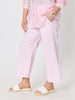 Hudson Wide Leg Crop Jean - Pale Pink