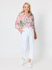 Hudson Wide Leg Crop Jean - White
