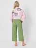 Hudson Wide Leg Crop Jean - Fern