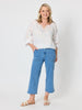 Hudson Wide Leg Crop Jean - Denim
