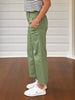 Hudson Wide Leg Crop Jean - Fern