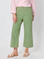 Hudson Wide Leg Crop Jean - Fern