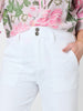 Hudson Wide Leg Crop Jean - White