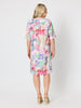 Desert Rose Floral Print Dress - Pink/Multi