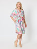 Desert Rose Floral Print Dress - Pink/Multi
