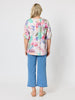 Desert Rose Floral Print Top - Pink Multi