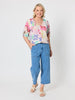 Hudson Wide Leg Crop Jean - Denim