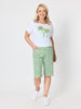 Oasis Palm Sequin T-shirt - White