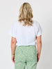Oasis Palm Sequin T-shirt - White