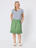 Ruffle Hem Skirt - Fern