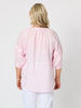 Kate Linen Top - Pale Pink