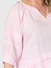 Kate Linen Top - Pale Pink