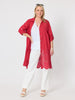 Riviera Cotton Broderie Dress - Rouge